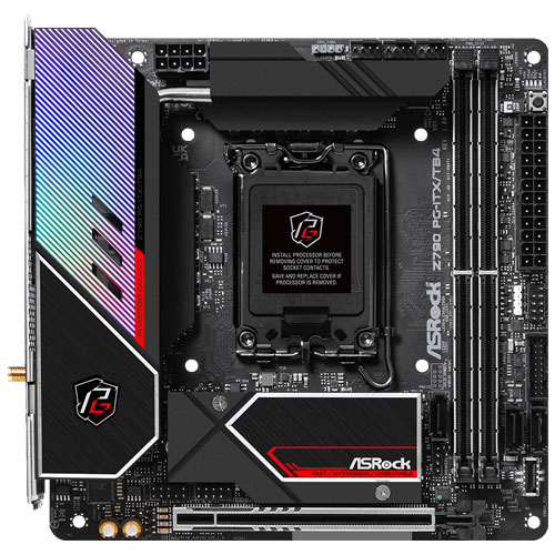 ASRock Z790 PG-ITX/TB4 [マザーボード Intel Z790/LGA1700/DDR5/Thunderbolt 4 (USB4)/2.5GbE/Wi-Fi 6E/Mini-ITX]