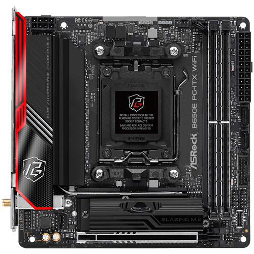 ASRock B650E PG-ITX WiFi [マザーボード AMD B650/Socket AM5/DDR5/2.5GbE/Wi-Fi 6E/Mini-ITX]