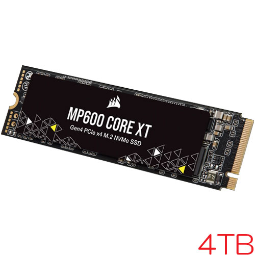 コルセア CSSD-F4000GBMP600CXT [4TB SSD MP600 CORE XT M.2(2280) NVMe PCIe Gen 4.0 x4 3D QLC 900TBW 5年保証]