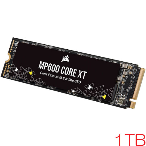 コルセア CSSD-F1000GBMP600CXT [1TB SSD MP600 CORE XT M.2(2280) NVMe PCIe Gen 4.0 x4 3D QLC 250TBW 5年保証]