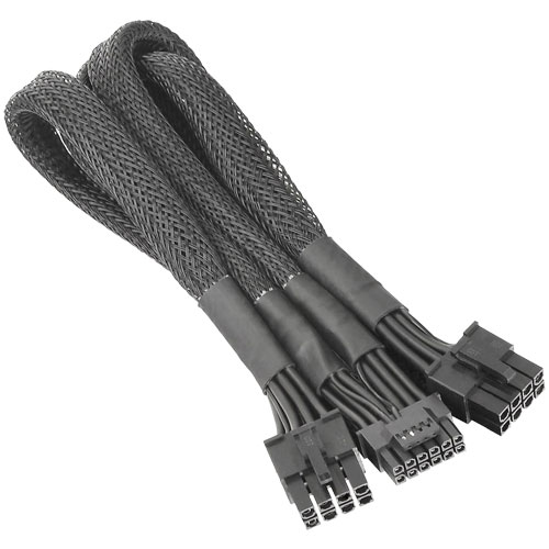 Thermaltake AC-063-CN1NAN-A1 [Sleeved PCIe Gen 5 Splitter Cable (Dual 8Pin to 12+4Pin)]
