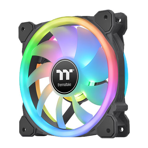 Thermaltake CL-F137-PL12SW-A [120mm ケースファン SWAFAN 12 RGB Radiator Fan TT Premium Edition 3Pack]