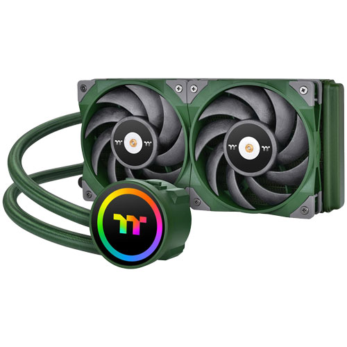 Thermaltake CL-W319-PL12RG-A [水冷一体型CPUクーラー TOUGHLIQUID 240 ARGB Sync Racing Green]