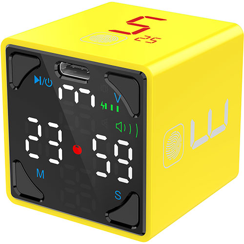 llano TickTime Cube 楽しく時間管理ができるポモドーロタイマー イエロー TK1-LY1