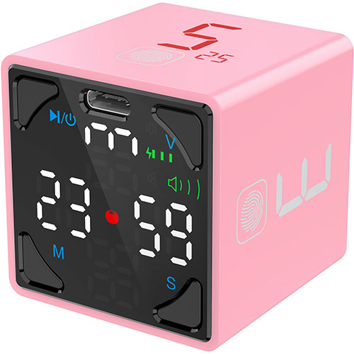 llano TickTime Cube 楽しく時間管理ができるポモドーロタイマー ピンク TK1-Pi1