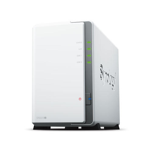 Synology DS223j [DiskStation 2ベイ NAS 4コアCPU 1GBメモリ SATA対応]