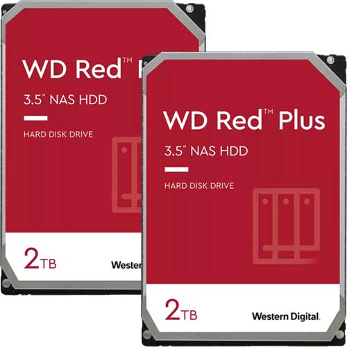★お得な2台セット★WD20EFPX [WD Red Plus（2TB 3.5インチ SATA 6G 5400rpm 64MB CMR）]