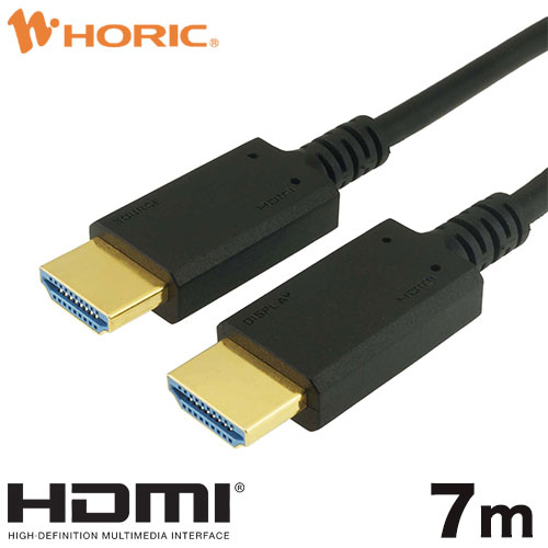 HORIC 光ファイバー HDMIケーブル 7m ブラック HDM70-625BK