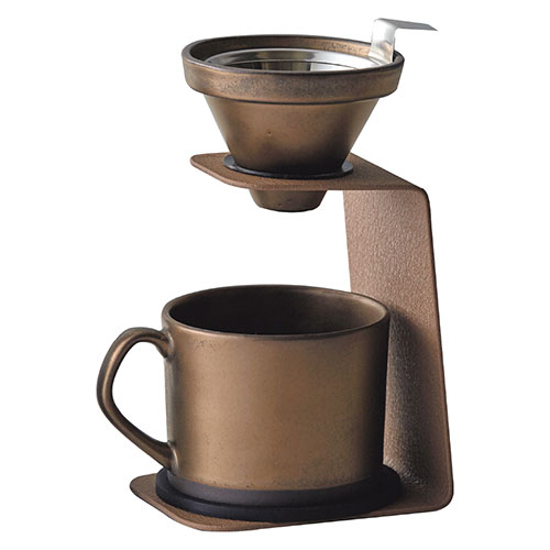 Brew coffee(ブリューコーヒー) 一人用ドリッパーセット(GD) 1-2-0173