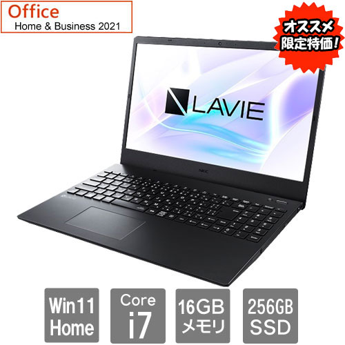 ★台数限定★PC-SN176BCDW-F [LAVIE Smart N15(i7-1255U 15.6FHD 16GB SSD256 11ax W11H H&B BK)]