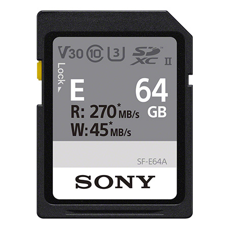 ソニー（SONY） SF-E SF-E64A [SDXC UHS-II メモリーカード Class10 64GB]
