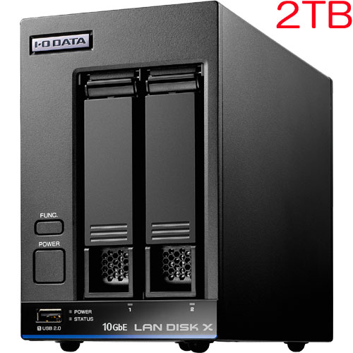 アイ・オー・データ HDL2-XA2B/TM5 [TM NAS Security 法人向け2ドライブNAS 2TB]