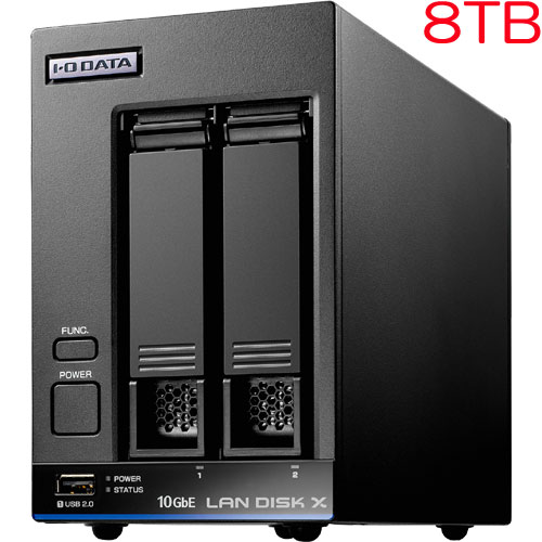 アイ・オー・データ HDL2-XA8B/TM5 [TM NAS Security 法人向け2ドライブNAS 8TB]