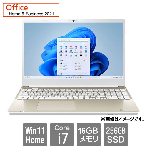 Dynabook P1T6WPEG [★dynabook T6/W (i7-1355U 16GB SSD256GB 15.6FHD W11H 365Basic＋H&B サテンゴールド)]