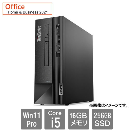 レノボ・ジャパン ThinkCentre neo 11SWS25M00 [ThinkCentre 50s(Core i5-12400 16GB SSD256GB SM Win11Pro64 H&B2021)]