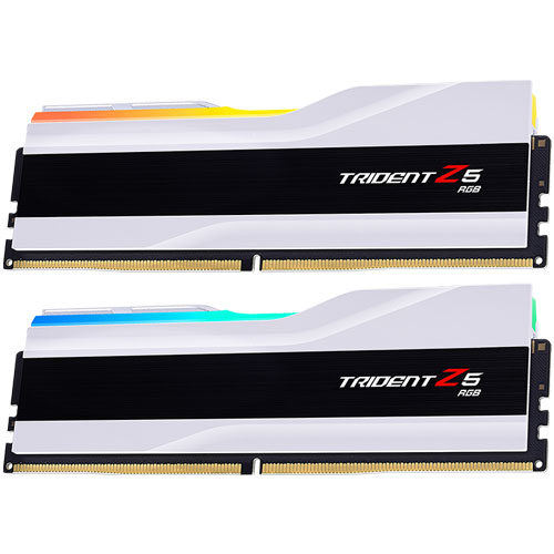 G.SKILL F5-6000J3040G32GX2-TZ5RW [Trident Z5 RGB 64GB (32GBx2) DDR5 6000MHz CL30-40-40-96 1.40V Wh]