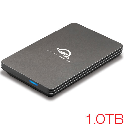 OWC OWCTB3ENVPFX01 [1.0TB ポータブルSSD ENVOY Pro FX Thunderbolt 3 / USB 3.2、耐衝撃、IP67 3年保証]