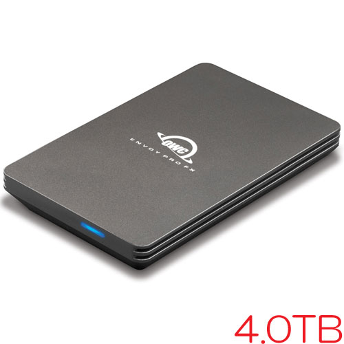 OWCTB3ENVPFX04 [4.0TB ポータブルSSD ENVOY Pro FX Thunderbolt 3 / USB 3.2、耐衝撃、IP67 3年保証]