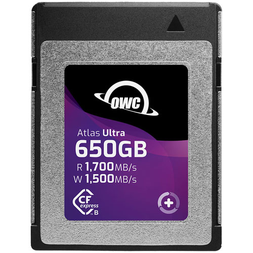 OWC OWCCFXB2U0650 [650GB CFexpress Type Bカード Atlas Ultra CFexpress 3年保証]