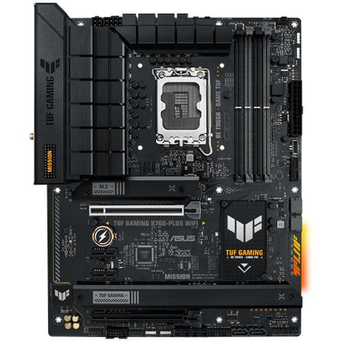 ASUS TUF GAMING B760-PLUS WIFI [Intel B760/LGA1700/DDR5/2.5GbE/Wi-Fi 6/ATX/Thunderbolt AIC対応]