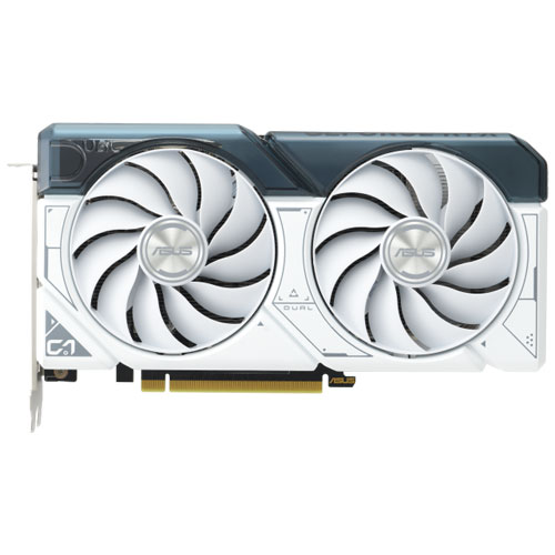 ASUS DUAL-RTX4060TI-O8G-WHITE [Dual GeForce RTX 4060 Ti White OC Edition 8GB GDDR6]