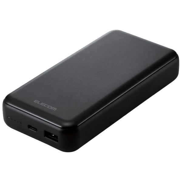 エレコム DE-C34-20000BK [モバイルバッテリー/20000mAh/20W/A×1/C×1/ブラック]