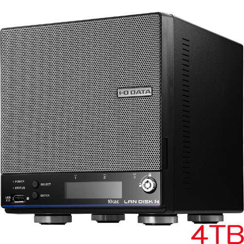 アイ・オー・データ HDL2-HA4B/TM5 [TM NAS Security 法人向け2ドライブNAS 4TB]