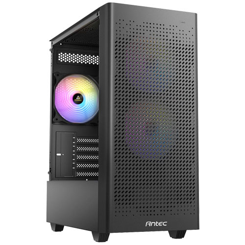 ANTEC Micro ATX ミドルタワーケース NX500M ARGB 3×120mm ARGBファン付属