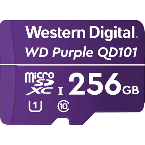 ウエスタンデジタル WDD256G1P0C [WD Purple SC QD101 Ultra Endurance microSDXC（256GB UHS-I U1 Class10 128TBW 3年保証）]