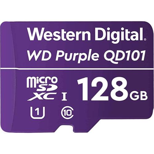 ウエスタンデジタル WDD128G1P0C [WD Purple SC QD101 Ultra Endurance microSDXC（128GB UHS-I U1 Class10 64TBW 3年保証）]