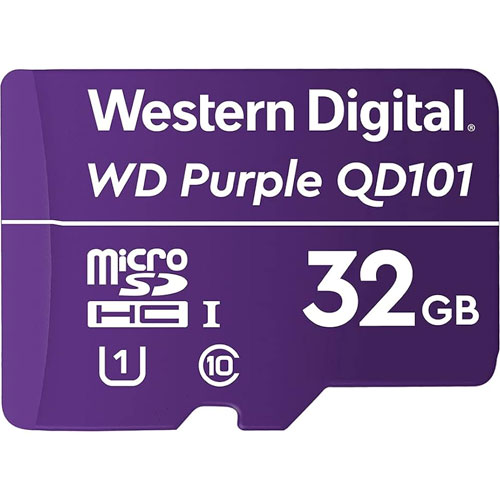 ウエスタンデジタル WDD032G1P0C [WD Purple SC QD101 Ultra Endurance microSDHC（32GB UHS-I U1 Class10 16TBW 3年保証）]