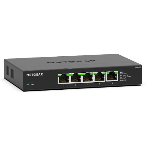 NETGEAR MS305-100JPS [SOHO/家庭 1G/2.5Gマルチギガ5ポートアンマネージスイッチ]