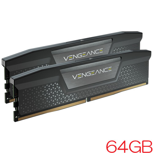 コルセア CMK64GX5M2B6000Z30 [VENGEANCE DDR5 PC5-48000 (6000MHz) 32GB 2枚組 CL30-36-36-76 1.40V For AMD]