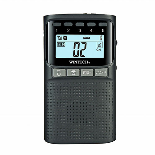 WINTECH 防災機能付きワンセグ/AM/FMポータブルデジタルラジオ EMR-701TV