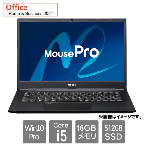 MCJ C4I5U01BKAAAW101BEC-BPQD [ノートPC MousePro C4-I5U01BK-A(i5 16GB SSD512GB 14FHD Win10P H&B2021 3Y)]