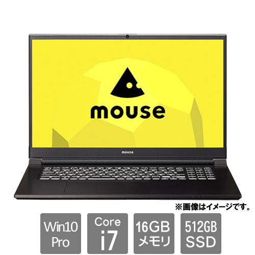 MCJ K5I7GM5BKABAW101DEC-BPQD [ノートPC mouse K5-i7GM5BK-A(Core i7 16GB SSD512GB 15.6FHD Win10Pro 3Y)]