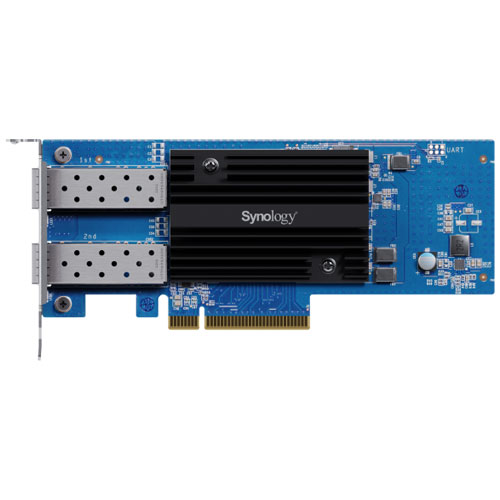 Synology E25G30-F2 [NAS向け デュアルポート 25GbE/10GbE SFP28 ネットワーク アダプター]