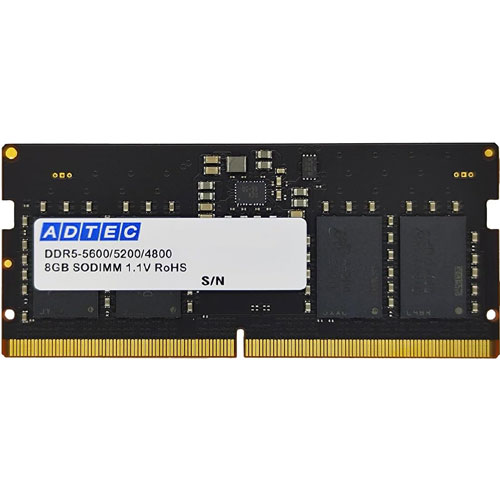 アドテック ADS5600N-X8G [8GB DDR5-5600 (PC5-44800) SO-DIMM 262pin]