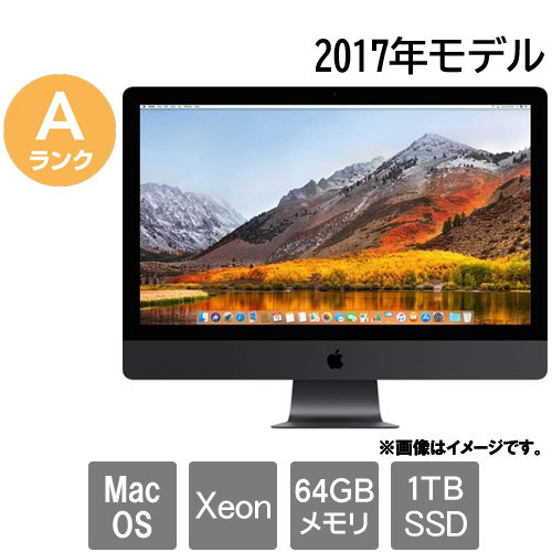 Apple ★中古パソコン・Aランク★C02YP0ASM0XV [iMac Pro 1.1(Xeon W 64GB SSD1TB 27 MacOS)]