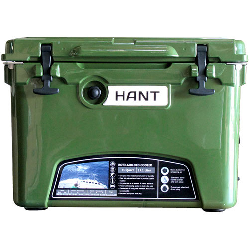 ジェイエスピー HANT クーラーボックス カーキ 35QT HAC35-KH