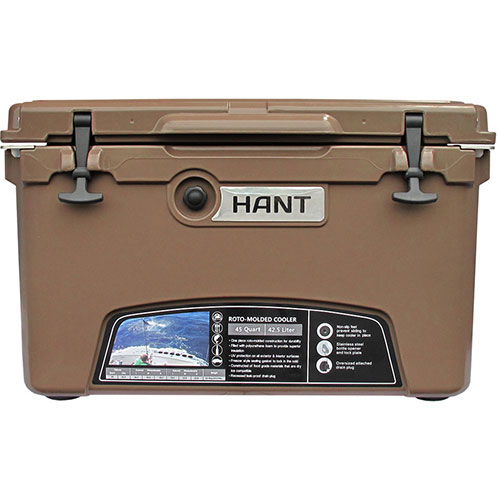 ジェイエスピー HANT クーラーボックス ブラウン 45QT HAC45-BR