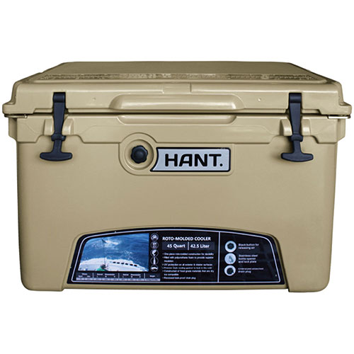 HANT クーラーボックス サンド 45QT HAC45-SA