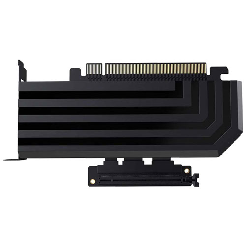 e-TREND｜HYTE PCIE40 4.0 Luxury Riser Cable BLACK [PCIe 4.0 x16