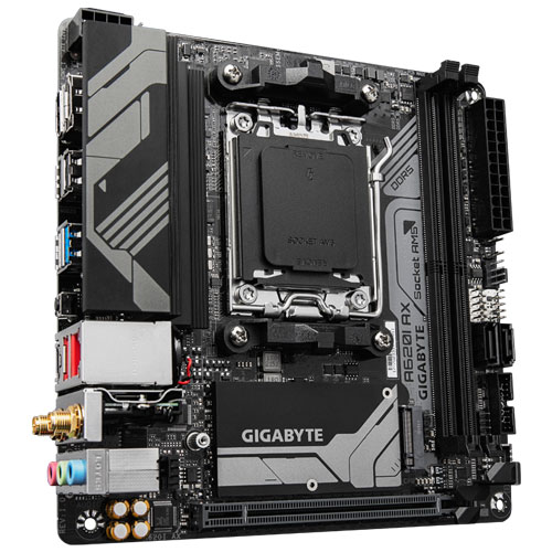 ギガバイト A620I AX [マザーボード AMD A620/Socket AM5/DDR5/2.5GbE/Wi-Fi 6E/Mini-ITX]