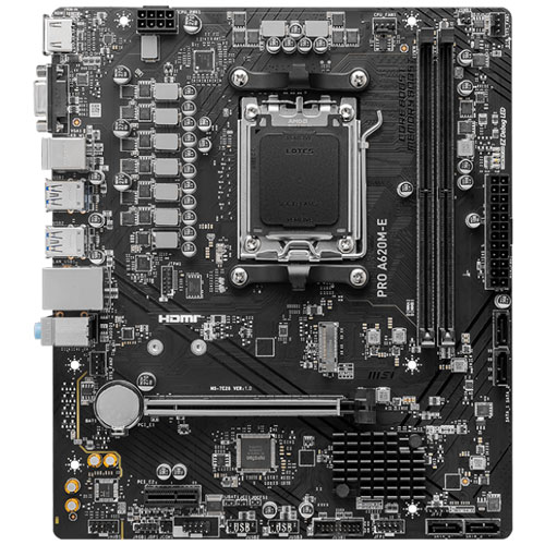 MSI Computer PRO A620M-E [マザーボード AMD A620/Socket AM5/DDR5/mATX]