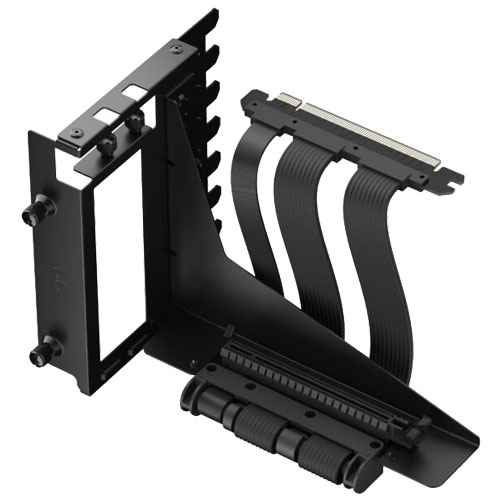 Fractal Design FD-A-FLX2-001 [ライザーケーブル付きブラケット Flex 2 PCIe 4.0 Black]