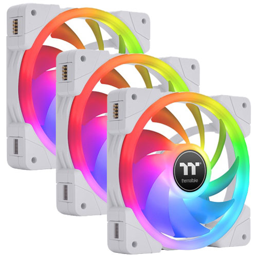 Thermaltake CL-F161-PL12SW-A [120mm ケースファン SWAFAN EX12 RGB White 3-Fan Pack]