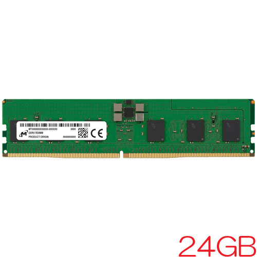 Micron MTC10F108YS1RC56BB1R [24GB DDR5-5600 ECC Registered DIMM 1Rx8 CL46 1.1V 288pin]