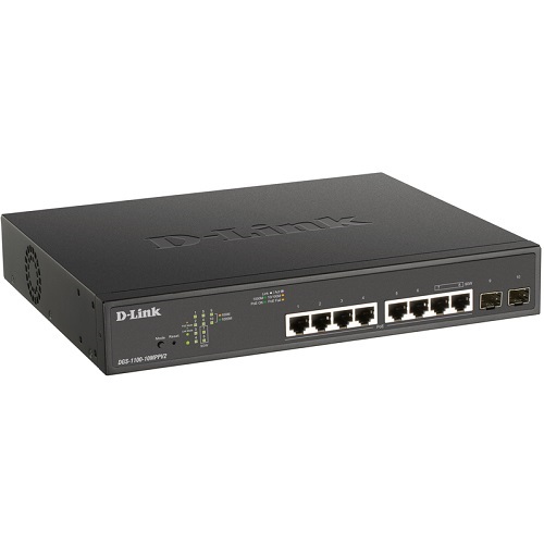 D-Link DGS-1100V2 DGS-1100-10MPPV2/A3 [ギガL2 Easyスマートスイッチ、PoE++ 最大242W給電]