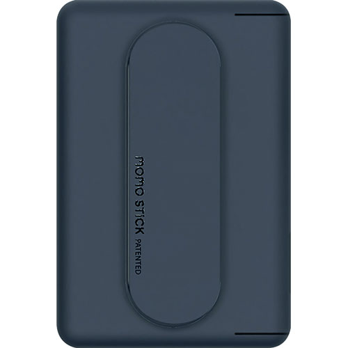 MOMO STICK Mag Card Grip MagSafe対応カードケース付きグリップスタンド ネイビー MMS25296